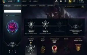 Conta prata 3 com 87 Champs e 64 Skins