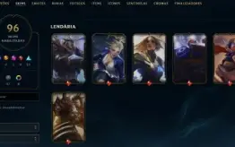 Conta LOL Full Acesso - 122 Champs e 96 Skins - Kayle Juiza