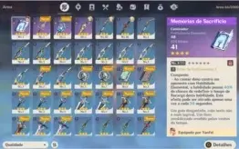 Conta do Genshin Impact rank 10