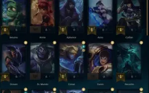 Conta Smurf Master com MMR Grão Mestre