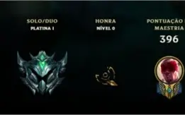vendo conta no lol