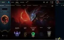 CONTA LOL COM SKINS RARAS