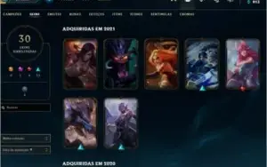 Vendo conta League of Legends