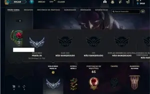 Conta prata 3 com 34 Champs e 13 Skins + 1 Fragmento