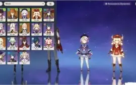 Conta Genshin Impact, AR 46 5 Personagens 5* e mais