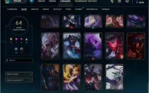 Conta de LOL DIAMANTE 4 com todas as SKINS do thresh