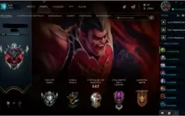 Conta de LOL com todos os champs nv 337 76 skins