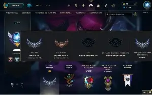 Bronze 2 com 140 Champs e 116 Skins