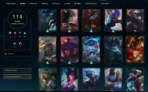 Bronze 2 com 140 Champs e 116 Skins