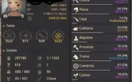 CONTA BLACK DESERT ONLINE GUARDIAN/BRUXA - 644GS