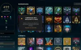 Conta Lol Com 894 Skins+Todas Vitoriosas+Icone Challenger S5