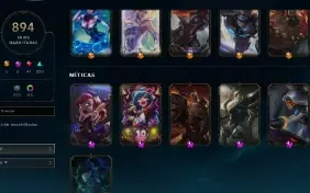 Conta Lol Com 894 Skins+Todas Vitoriosas+Icone Challenger S5