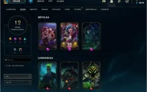 Conta Platina 4 com Vayne Ladra de Almas e Annie Hextech