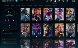 Conta bronze 2 com 70 Champs e 45 Skins