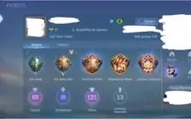Conta Mobile Legends 69 personagens, 120+ skins