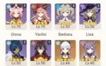 Conta Genshin impact end game