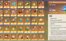 AR46, XIAO, LANÇA DE JADE, KLEE, JEAN C1, AQUILA FAVONIA
