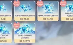 GENSHIN IMPACT - AR 56 - 15 5* ESTRELAS +10K DE GEMAS
