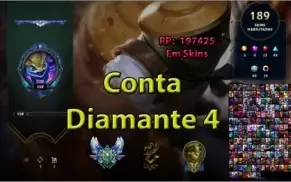 Conta Diamante 189Skins