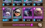 CONTA CLASH ROYALE ARENA 10 NIVEL 10 (6 LENDARIAS)
