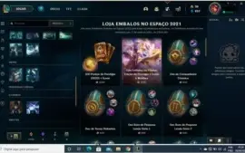 Conta Prata 1, Com 390 Skins, Full Campeões.