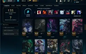 Diamante 4 com 65 Champs e 32 Skins