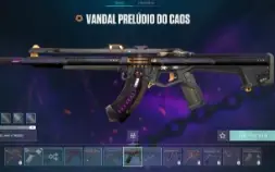 Conta com skins Vandal, Phantom e passe Karambit