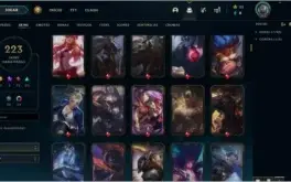 CONTA COM 223 SKINS E 320 ÍCONES