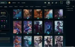 CONTA COM 223 SKINS E 320 ÍCONES