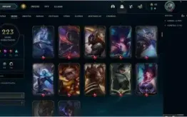 CONTA COM 223 SKINS E 320 ÍCONES