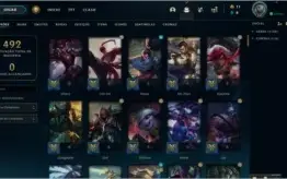 CONTA COM 223 SKINS E 320 ÍCONES