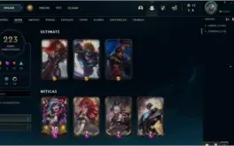 CONTA COM 223 SKINS E 320 ÍCONES