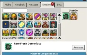 CONTA HABBO COM 1K ENTRE MOBS BONS E VISUAIS RAROS