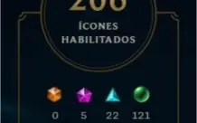 Conta LoL de 2010 todos os campeoes 400 skins