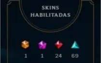 Conta LoL de 2010 todos os campeoes 400 skins