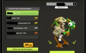 CONTA DOFUS TOUCH BRUTAS - IOP 121+ ITENS