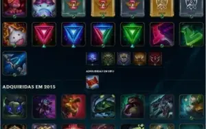 Conta League of Legends com todos os campeões e gold 3