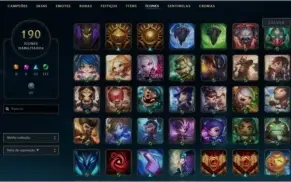 Conta League of Legends com todos os campeões e gold 3