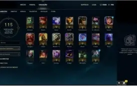 Conta LoL Platina 5 (Flex) Prata V(SOLOQ) Com 2500 RP