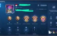MLBB com Acesso ao Servidor de Testes+Lancelot 450 Pt 65% WR