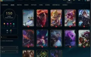 Conta d1 150 skins, Não jogo mais.