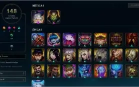 Conta LV 200 / 116 champs, 108 skins(10 lend, 2 ult)