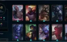 Conta LV 200 / 116 champs, 108 skins(10 lend, 2 ult)