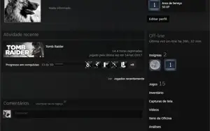 STEAM 10 ANOS, INATIVA DESDE 2017, 15 JOGOS, TOMB RAIDER