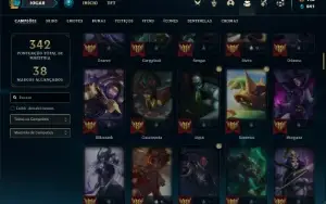 Conta bronze 4 com 115 Champs e 50 Skins (MAIS DE 200 JOGOS)