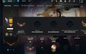 Conta bronze 4 com 115 Champs e 50 Skins (MAIS DE 200 JOGOS)