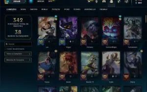 Conta bronze 4 com 115 Champs e 50 Skins (MAIS DE 200 JOGOS)