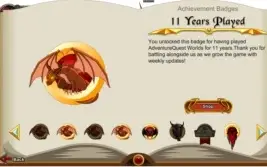 CONTA AQW 11 ANOS