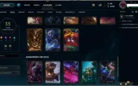 Conta lol Solo/Duo Gold IV 5v5 Gold V