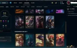 Conta lol Solo/Duo Gold IV 5v5 Gold V